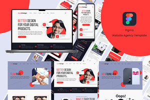 Agency Website Kit - Figma Template