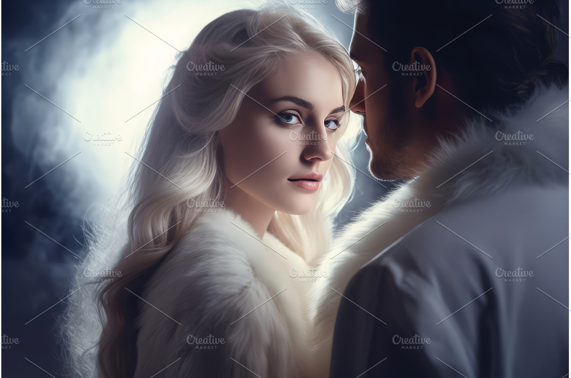 Beautiful blonde woman mystery, a Person Photo by Ylivdesign