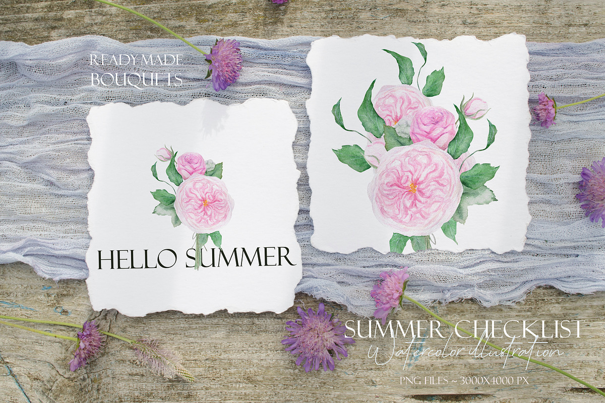 Watercolor Bundle Four Seasons., a Seasonal Illustration by NataliArkushArt (Photo 45 of 65)