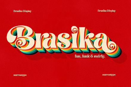 Brasika, a Font by nurrontype