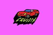 21 Vector Illustrations-Dope & Retro, an Illustration by Osheyack (Thumbnail 4 of 5)