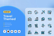 Travel Themed Icon, a Duotone Icon by Nathaya Studio (Thumbnail 1 of 2)