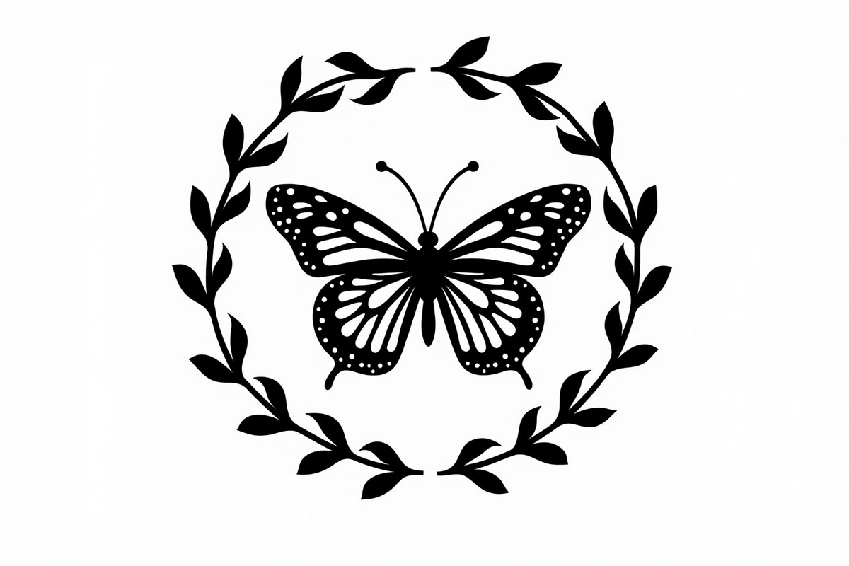Nature Butterfly Vector Art, an Illustration by balal (Photo 9 of 9)