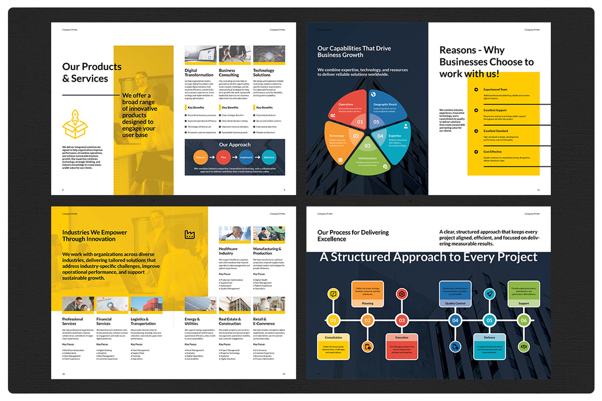 Company Profile, a Brochure Template by StudioGraficso (Photo 8 of 11)