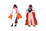 Diverse people superheroes set, a Person Illustration by PaperTrident (Thumbnail 5 of 5)