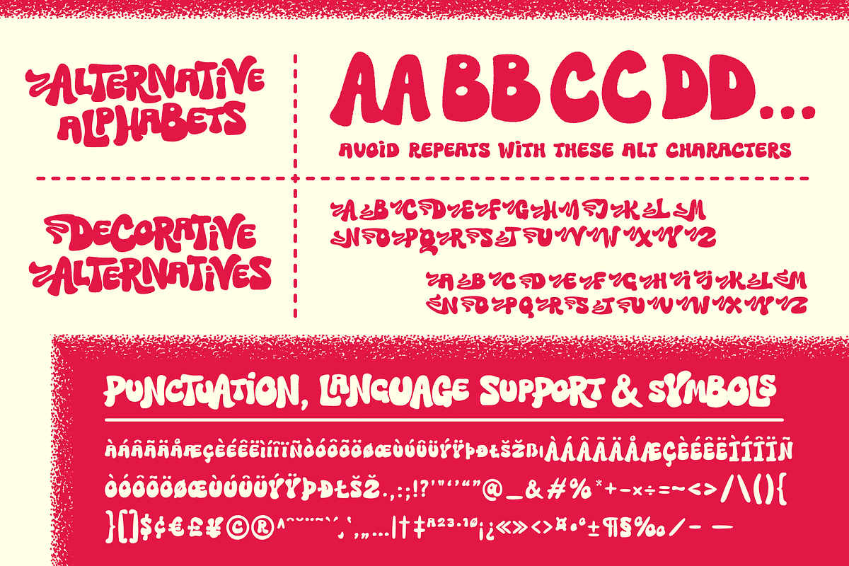 Hells Bells - 1970s Bell Bottom Font, a Sans Serif Font by Wingsart Studio (Photo 5 of 15)