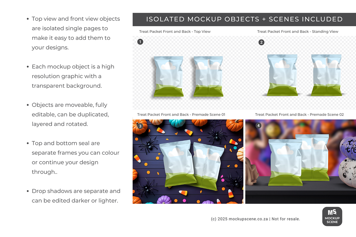 Treat Packet Canva Smart Mockup, a Packaging Mockup by Mockup Scene (Photo 4 of 10)