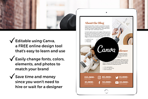 Media Kit Template Canva