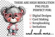 Valentine Teddy Bear Clipart Bundle, an Illustration by Daily.Designs (Thumbnail 2 of 5)