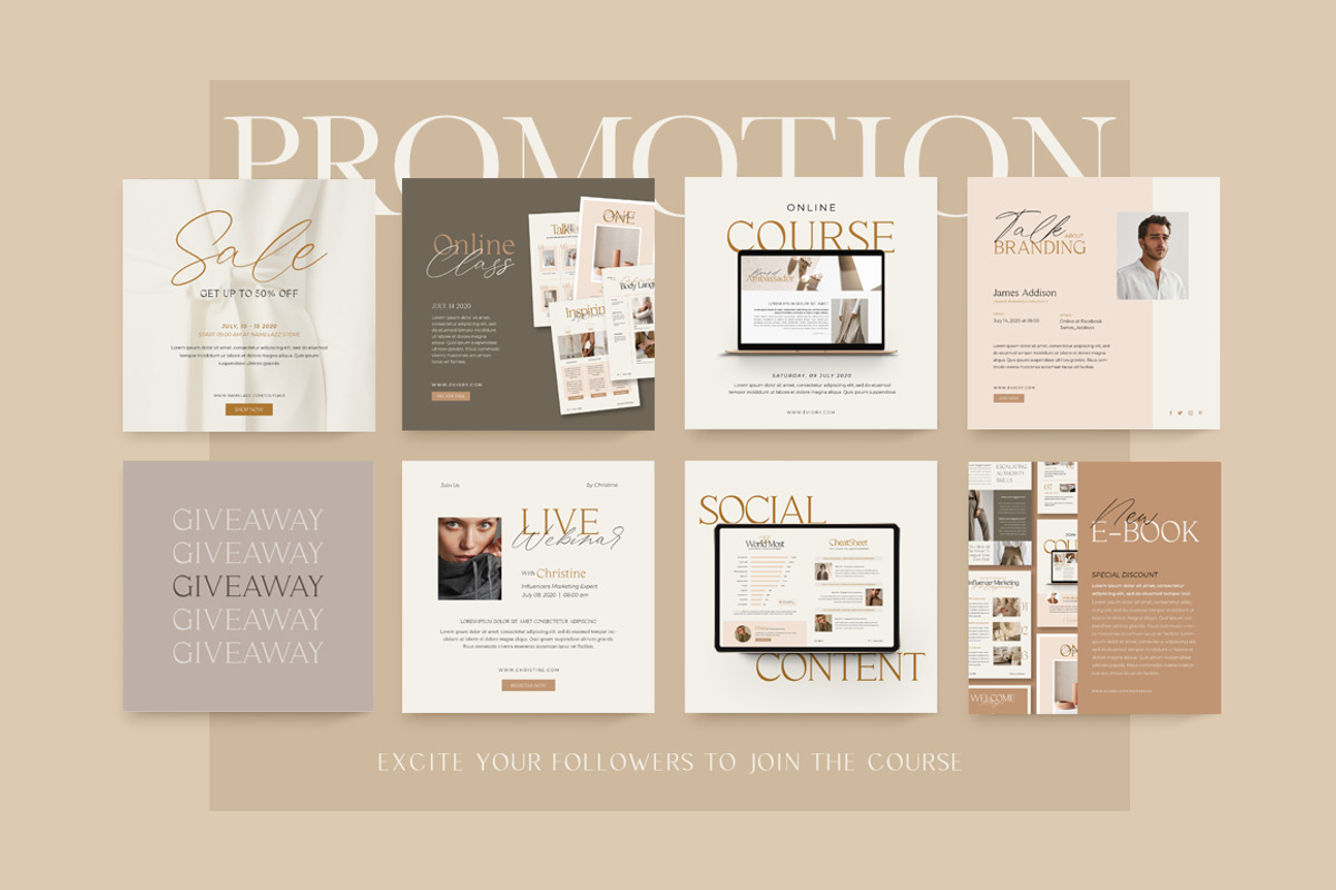 Instagram Coach Engagement CANVA PS, a Social Media Template by Eviory (Photo 18 of 48)