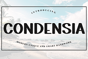 Condensia, a Script Font by InermediaSTUDIO (Thumbnail 1 of 8)
