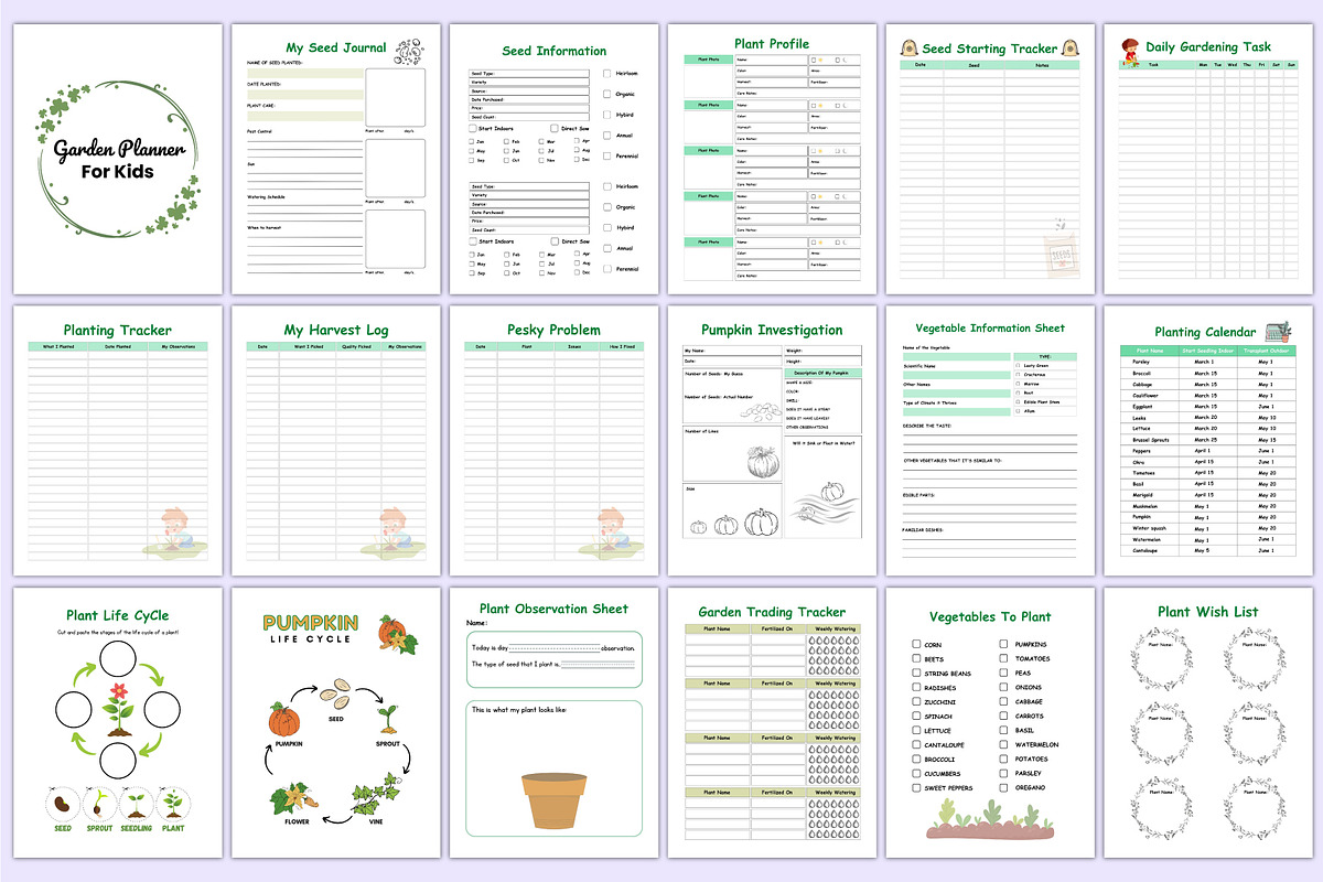 2025 Garden Planner Bundle Canva Kdp, a Stationery Template by Mustafiz (Photo 7 of 7)
