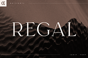 Regal - Elegant Serif Font, a Serif Font by Only Fonts (Thumbnail 1 of 10)