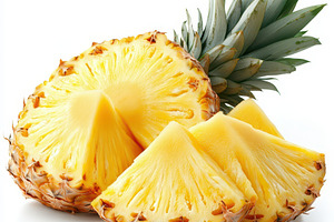 Sliced Pineapple Fresh Fruit Tropica, a Food & Drink Photo by Pixeness Studio