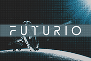Futurio Futuristic Display Font, a Sans Serif Font by GRAPHLAB (Thumbnail 1 of 6)