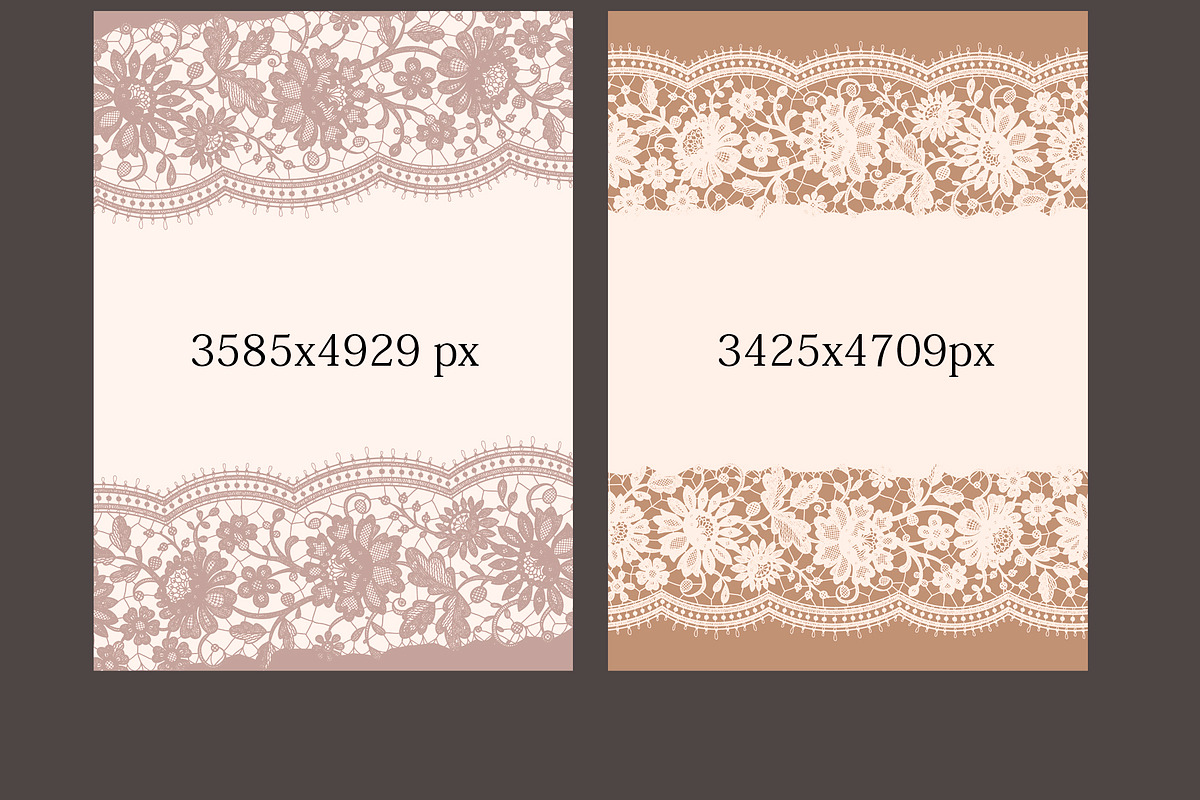 Classic lace frames and cliparts., a Pattern Graphic by Ajuga (Photo 3 of 9)