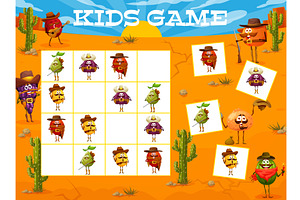 Sudoku Kids Game Of Cowboys