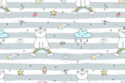 Cute unicorns patterns collection., a Pattern Graphic by Irene_Boiko_ART (Thumbnail 20 of 22)