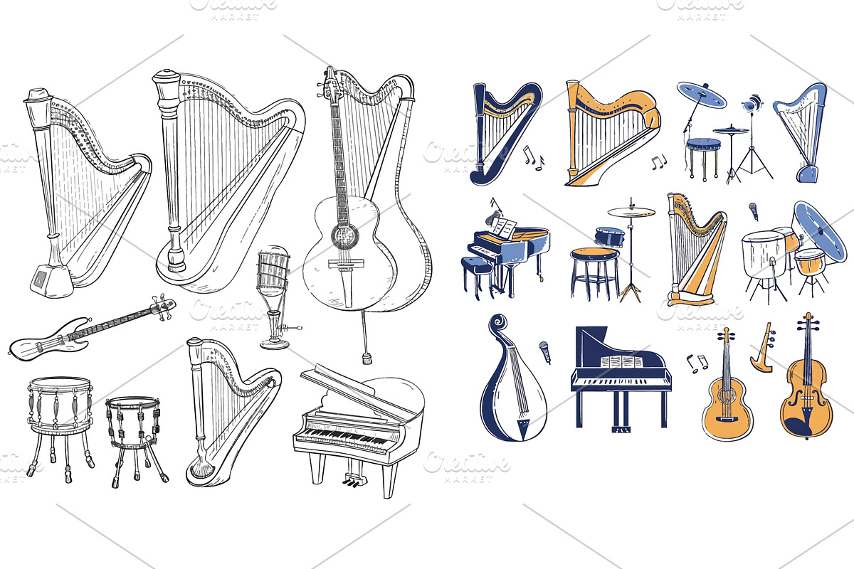 Instrumental music, different, an Illustration by ZinetroN