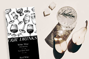 Drinks & Cocktail Menu Illustrations, a Food Illustration by Yevheniia (Thumbnail 13 of 14)