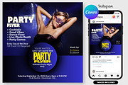 4-in-1 Party Flyers Bundle | Canva, a Graphic by graphicforest (Thumbnail 3 of 6)