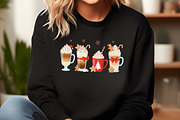 Christmas Bow Gingerbread Coffee Png, an Illustration by Craft Nest (Thumbnail 3 of 6)
