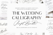 The Wedding Calligraphy Bundle, a Script Font by Pink Coffie (Thumbnail 1 of 10)