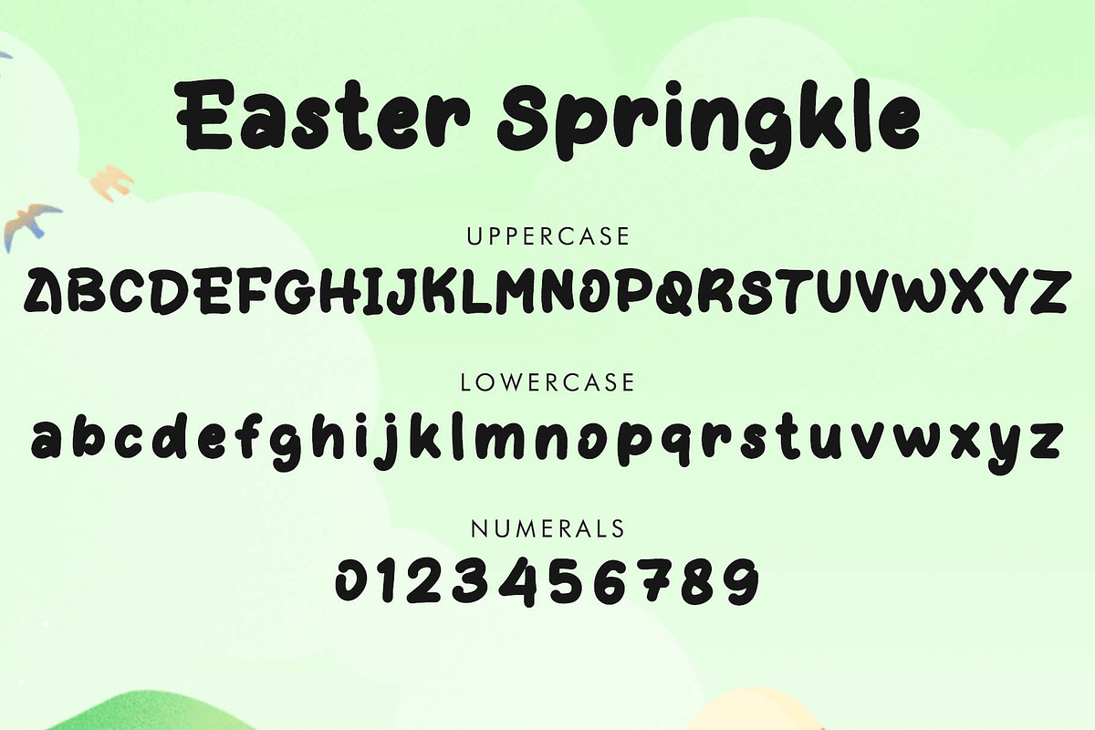 Easter Sprinkle, a Handwritten Font by Yoga Letter (Photo 3 of 5)