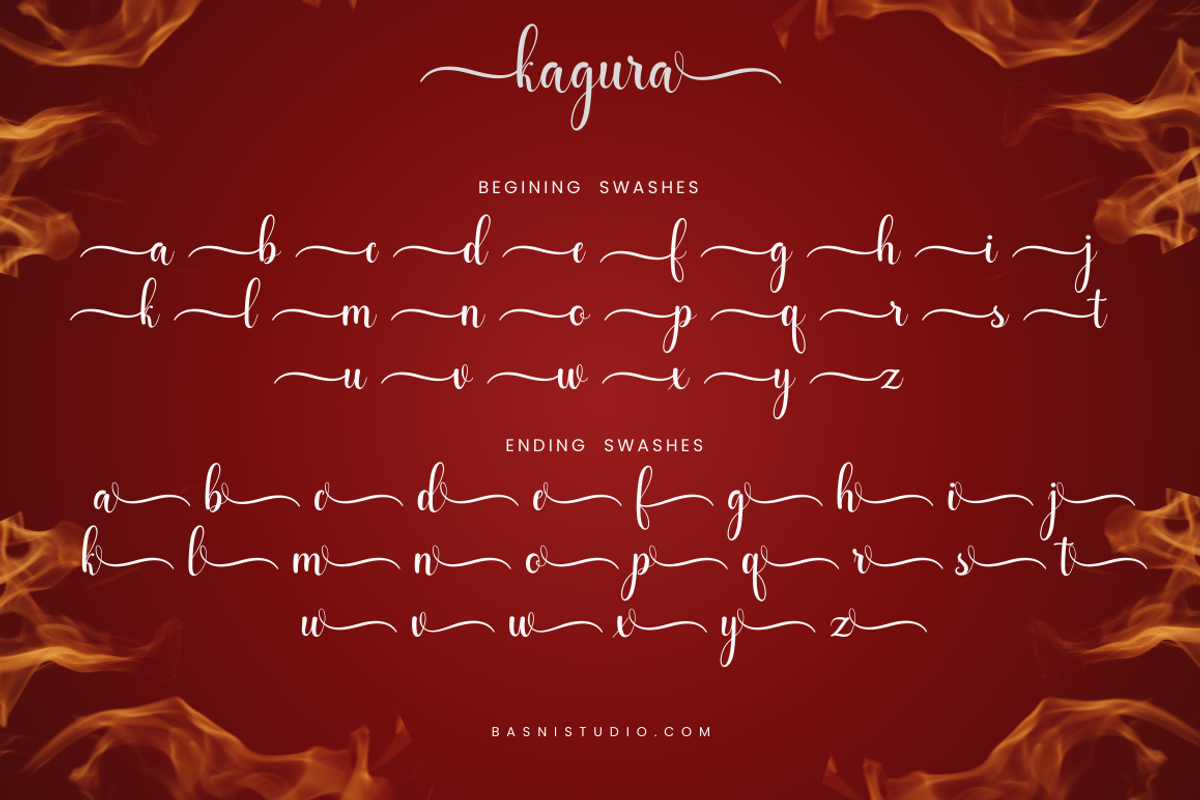 Kagura Modern Calligraphy, a Script Font by Basnistudio (Photo 11 of 13)