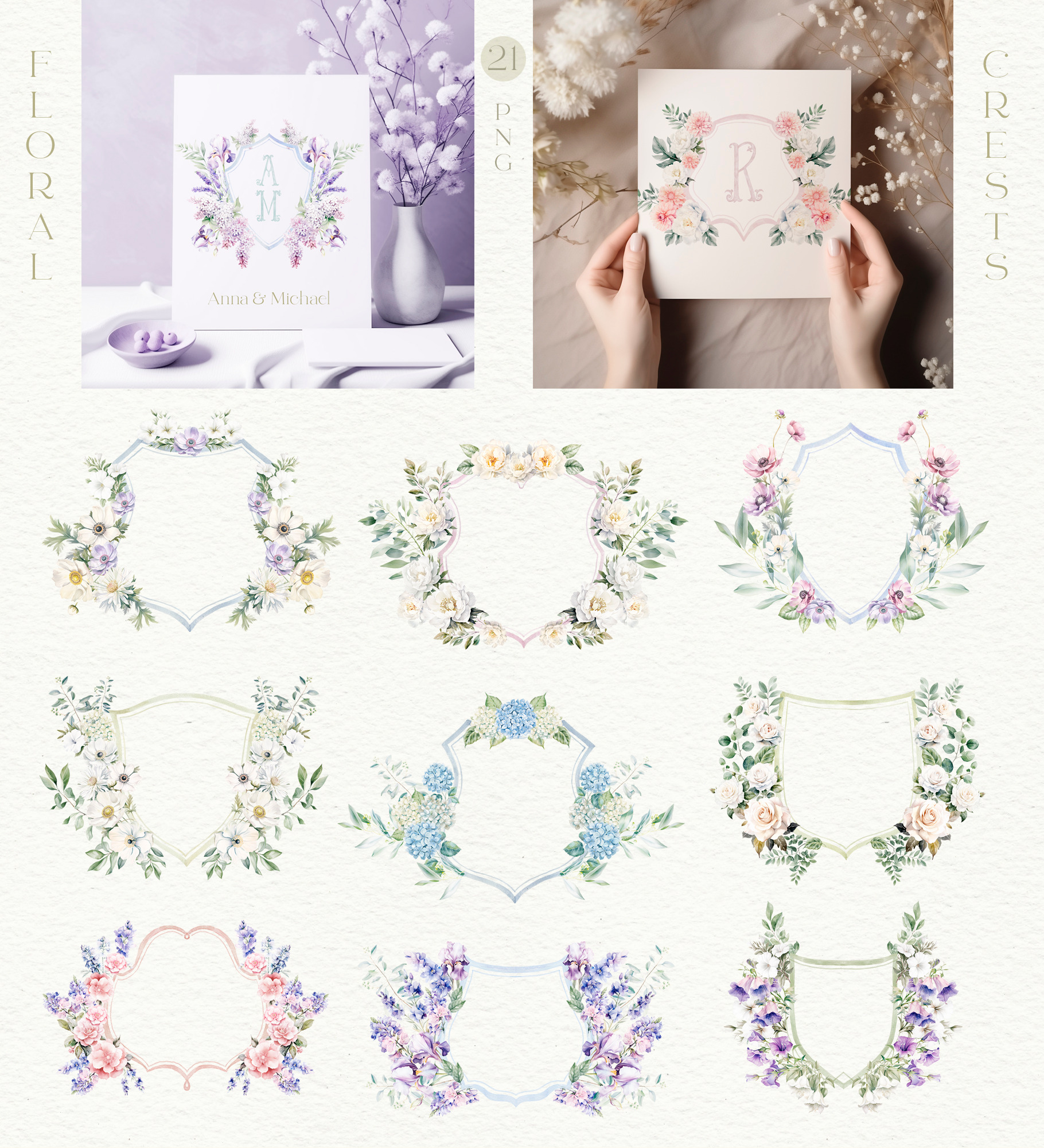 update-wedding-crests-monogram-decorative-illustrations-creative