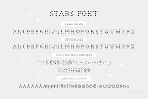 Zodiac Stars Font Duo