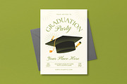 Graduation Party Invitation, an Invitation Template by graphicook (Thumbnail 3 of 3)