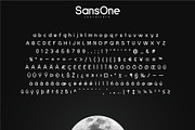 SansOne Font Family, a Sans Serif Font by LTNG STUDIO (Thumbnail 5 of 8)