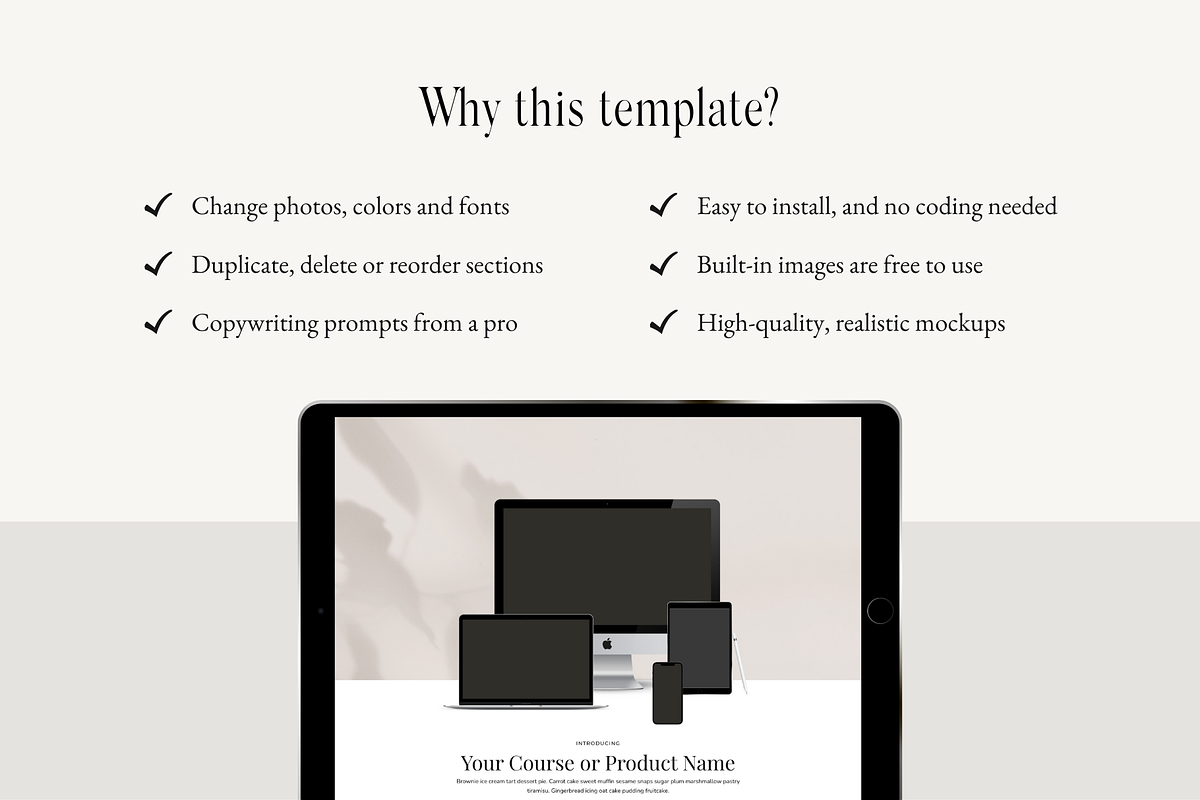 Kajabi Sales Page Template, a Landing Page Template by Pixel & Flow (Photo 5 of 8)