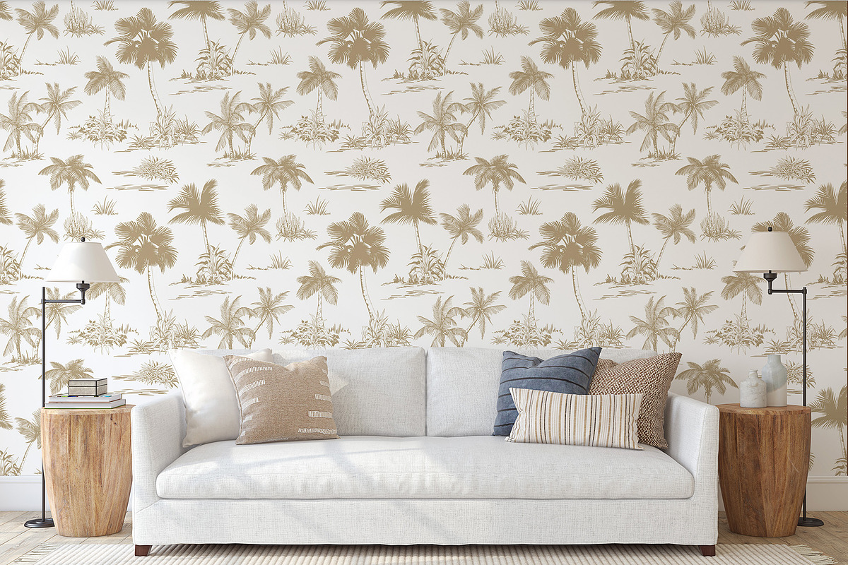 Palm Trees Pattern Collection, an Illustration by Jeanna Draw (Photo 10 of 11)