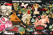 SALE! Collage Art Creator Pack 1400+, an Animal Illustration by Lilithcollageart (Thumbnail 1 of 19)