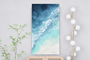 Abstract Watercolor Beach Shore, an Illustration by Kolorata Art (Thumbnail 5 of 5)