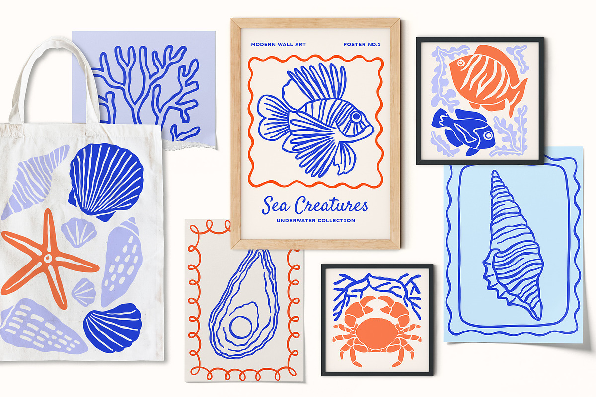 Ocean Gallery Vector Print Creator, an Object Graphic by ArtFM (Photo 12 of 17)