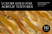 Luxury Gold Foil Acrylic Textures, a Texture Graphic by PopotLane (Thumbnail 1 of 6)