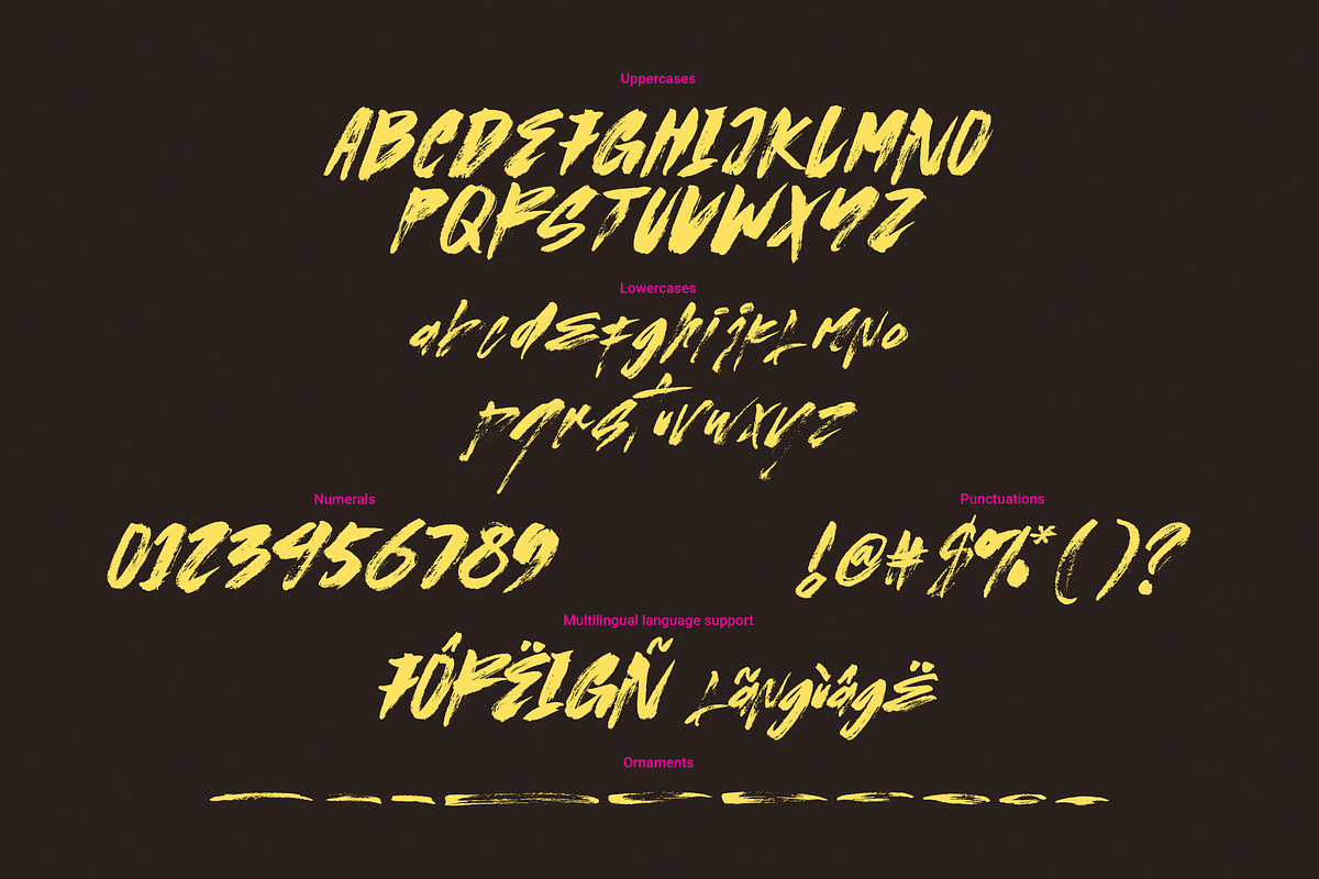Blaze Fury | Aggressive Brush Font, a Script Font by Ardana Creative (Photo 12 of 13)