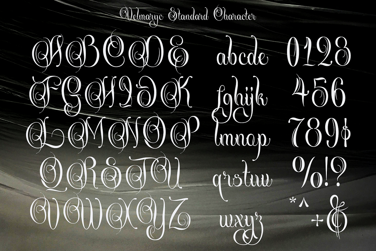 Velmaryc - Modern Calligraphy, a Script Font by TypeClassHeroes (Photo 3 of 11)