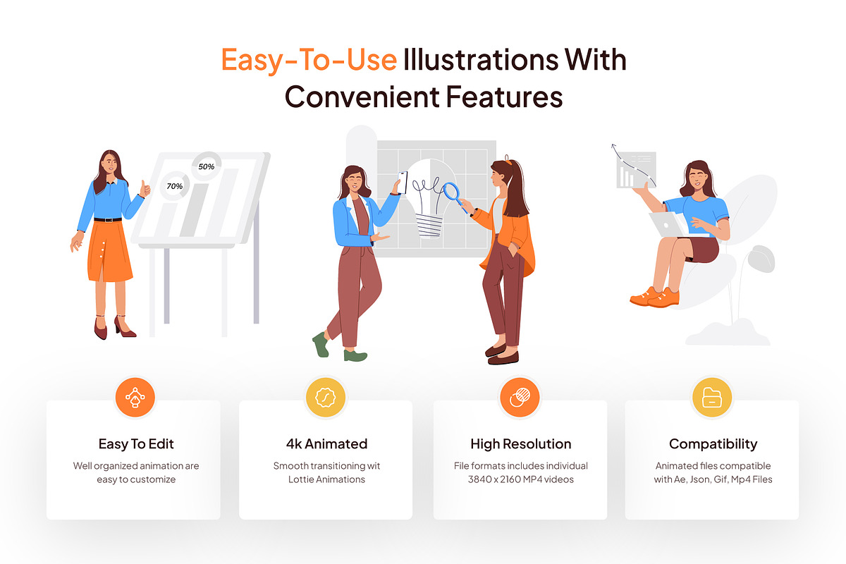 Animated Business Illustration Set, a Finance Illustration by Vectors Market (Photo 2 of 4)