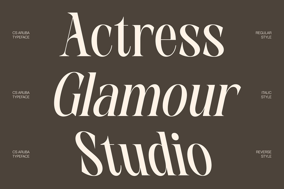 CS Aruba, a Serif Font by Craft Supply Co. (Photo 4 of 8)