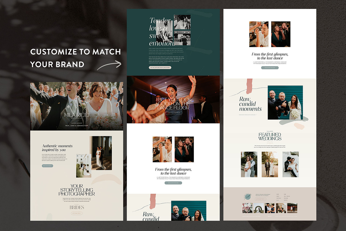 Showit Website Template | Mila, a Landing Page Template by sophieameliadesigns (Photo 3 of 5)