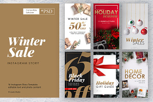 Winter Sale Instagram Stories