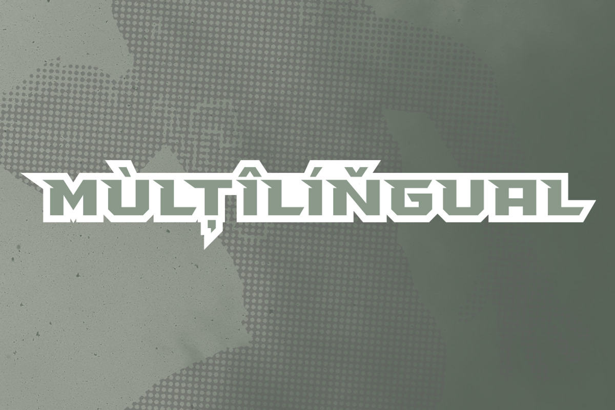 Overhead Typeface | Font preview 8