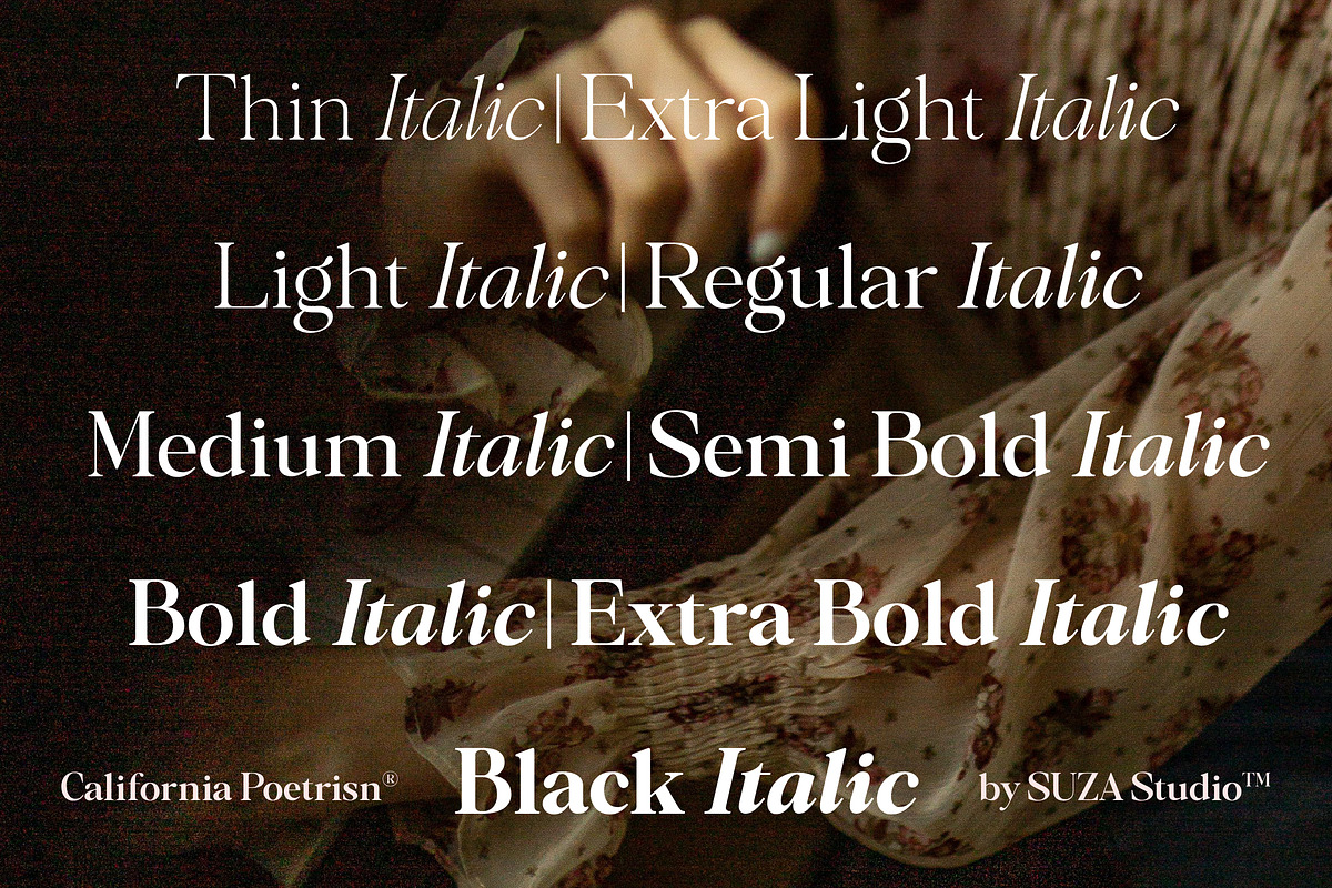 California Poetrisn, a Serif Font by Suza Studio (Photo 2 of 13)
