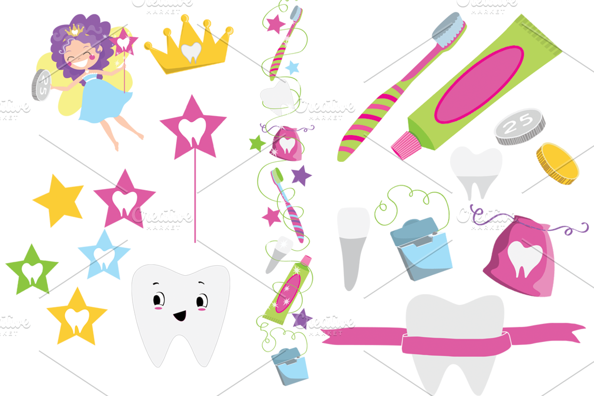 Tooth Fairy Graphics, an Illustration by Digibonbons (Photo 1 of 2)