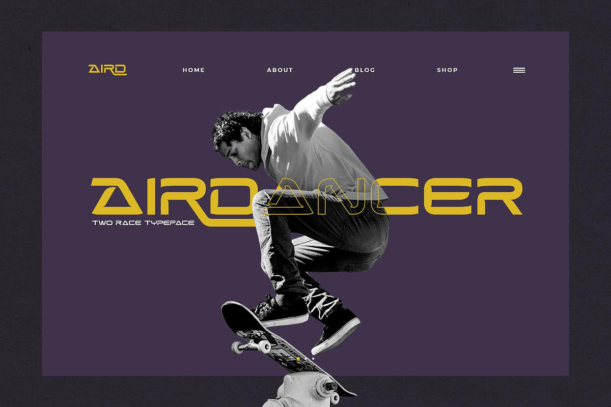 Two Race Typeface, a Sans Serif Font by alit design (Photo 3 of 15)