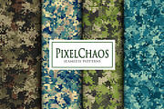 Pixel chaos digital camo patterns, a Pattern Graphic by ArchonDigitalShop (Thumbnail 9 of 11)